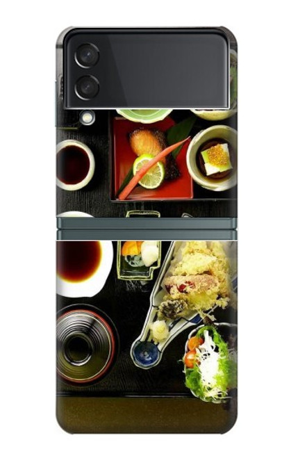 S0627 Nourriture japonaise Etui Coque Housse pour Samsung Galaxy Z Flip 3 5G