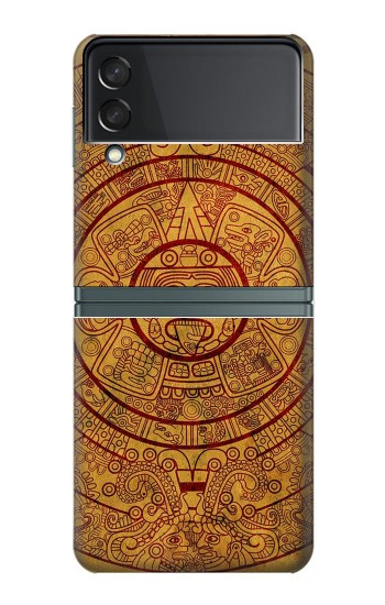 S0692 Calendrier maya Etui Coque Housse pour Samsung Galaxy Z Flip 3 5G
