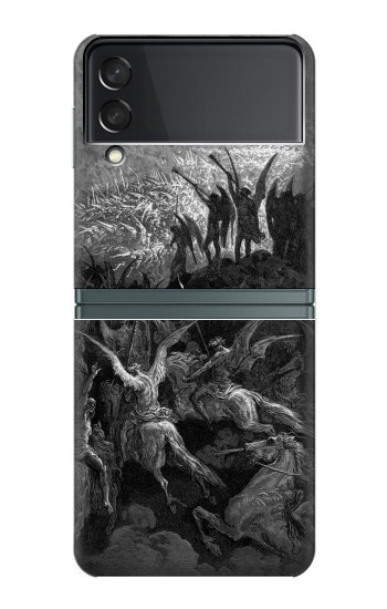 S1026 Gustave Doré Paradis perdu Etui Coque Housse pour Samsung Galaxy Z Flip 3 5G