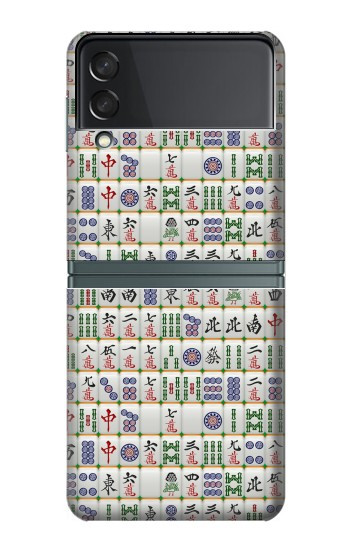 S1051 Mahjong Etui Coque Housse pour Samsung Galaxy Z Flip 3 5G