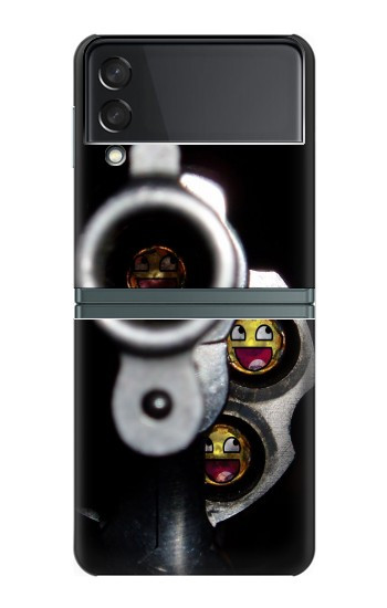 S1109 sourire pistolet Etui Coque Housse pour Samsung Galaxy Z Flip 3 5G