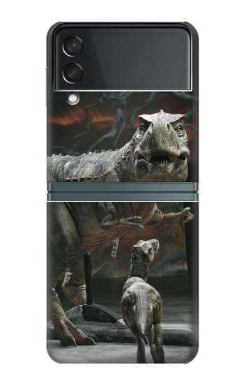 S1288 Dinosaur T Rex Etui Coque Housse pour Samsung Galaxy Z Flip 3 5G