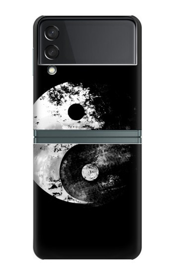 S1372 Lune Yin-Yang Etui Coque Housse pour Samsung Galaxy Z Flip 3 5G