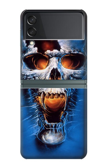 S1462 vampire crâne Etui Coque Housse pour Samsung Galaxy Z Flip 3 5G