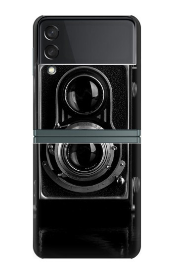 S1979 Caméra millésimé Etui Coque Housse pour Samsung Galaxy Z Flip 3 5G