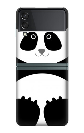 S2085 Panda minimaliste Etui Coque Housse pour Samsung Galaxy Z Flip 3 5G