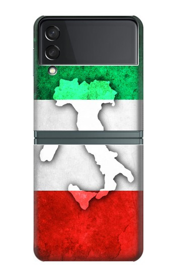 S2338 Italie Drapeau Etui Coque Housse pour Samsung Galaxy Z Flip 3 5G