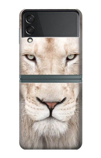S2399 Lion Visage Etui Coque Housse pour Samsung Galaxy Z Flip 3 5G