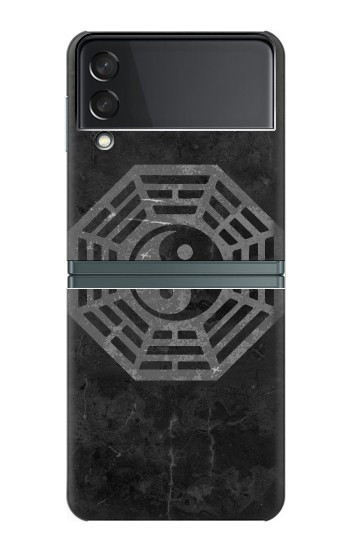 S2503 Tao Dharma Yin Yang Etui Coque Housse pour Samsung Galaxy Z Flip 3 5G