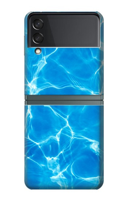 S2788 Bleu Piscine d'eau Etui Coque Housse pour Samsung Galaxy Z Flip 3 5G
