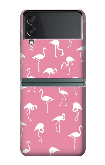 S2858 Motif Flamant rose Etui Coque Housse pour Samsung Galaxy Z Flip 3 5G