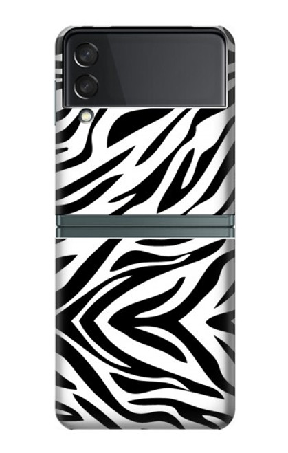 S3056 Zèbre Texture Imprimé graphique Peau Etui Coque Housse pour Samsung Galaxy Z Flip 3 5G