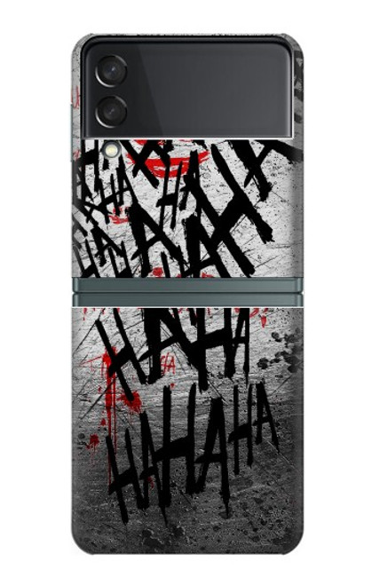 S3073 Joker Hahaha de sang éclaboussures Etui Coque Housse pour Samsung Galaxy Z Flip 3 5G