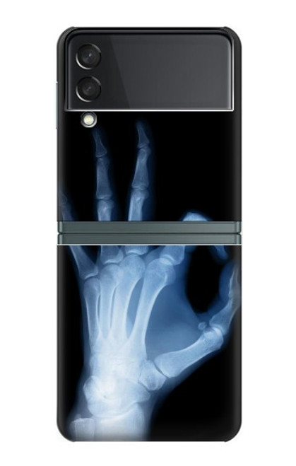 S3239 X-Ray Geste de la main OK Etui Coque Housse pour Samsung Galaxy Z Flip 3 5G