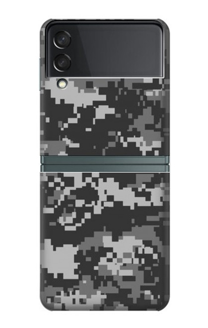 S3293 Urban Noir Camo Camouflage Etui Coque Housse pour Samsung Galaxy Z Flip 3 5G