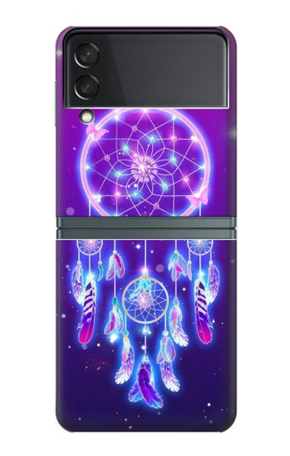 S3484 Dream Catcher mignon Galaxie Etui Coque Housse pour Samsung Galaxy Z Flip 3 5G