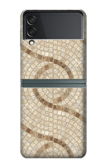 S3703 Carreaux de mosaïque Etui Coque Housse pour Samsung Galaxy Z Flip 3 5G