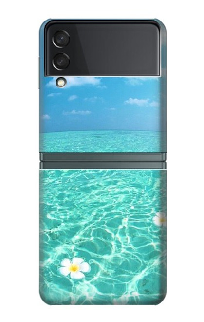 S3720 Summer Ocean Beach Etui Coque Housse pour Samsung Galaxy Z Flip 3 5G