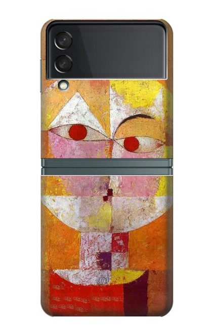 S3811 Paul Klee Senecio Homme Tête Etui Coque Housse pour Samsung Galaxy Z Flip 3 5G