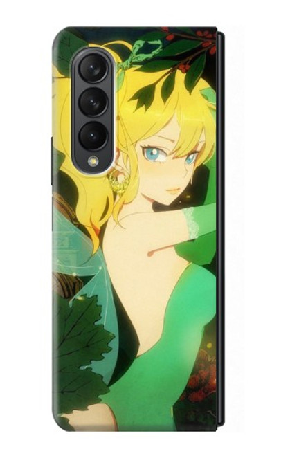 S0095 Peter Pan Tinker Bell Etui Coque Housse pour Samsung Galaxy Z Fold 3 5G