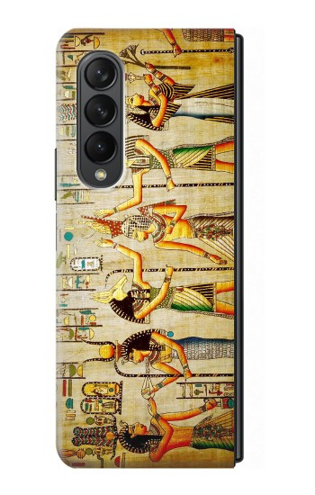 S0272 Egypte murale Art Etui Coque Housse pour Samsung Galaxy Z Fold 3 5G