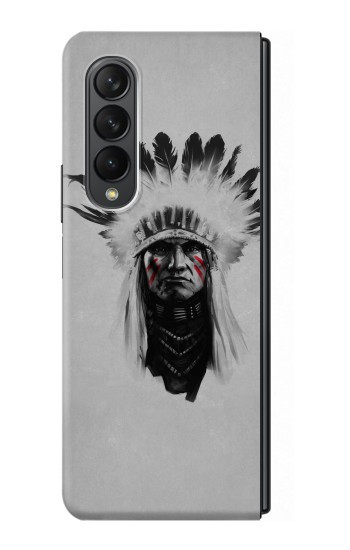 S0451 Chef indien Etui Coque Housse pour Samsung Galaxy Z Fold 3 5G