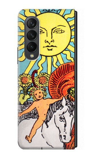 S0565 Le Soleil tarots Etui Coque Housse pour Samsung Galaxy Z Fold 3 5G