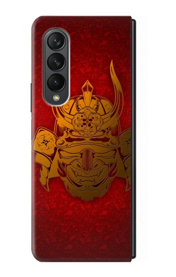 S0820 Casque Masque Samurai Etui Coque Housse pour Samsung Galaxy Z Fold 3 5G