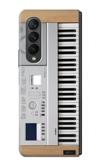 S0891 Clavier numérique Piano Etui Coque Housse pour Samsung Galaxy Z Fold 3 5G