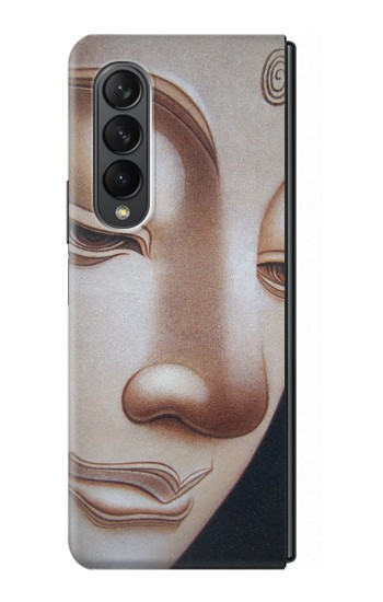 S1255 Visage du Bouddha Etui Coque Housse pour Samsung Galaxy Z Fold 3 5G
