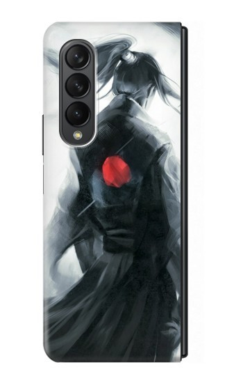 S1339 Japon Samurai Bushido Etui Coque Housse pour Samsung Galaxy Z Fold 3 5G