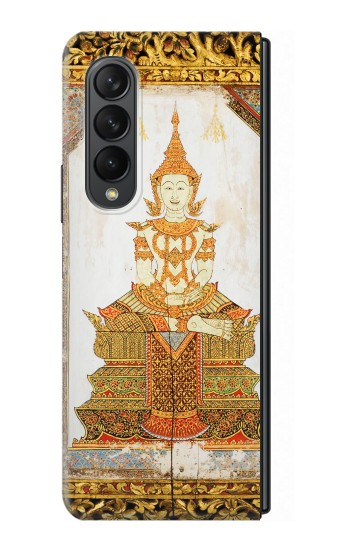 S1511 Art Thai émeraude Etui Coque Housse pour Samsung Galaxy Z Fold 3 5G