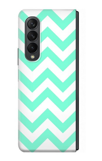 S1723 Monnaie Chevron Zigzag Etui Coque Housse pour Samsung Galaxy Z Fold 3 5G