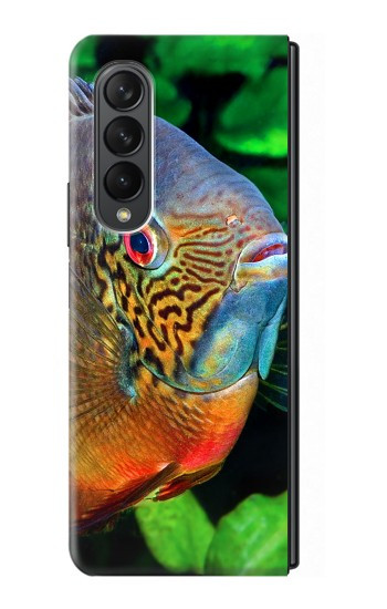 S1812 cichlidés poisson Etui Coque Housse pour Samsung Galaxy Z Fold 3 5G