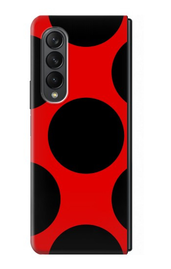 S1829 Motif Coccinelles Dot Etui Coque Housse pour Samsung Galaxy Z Fold 3 5G