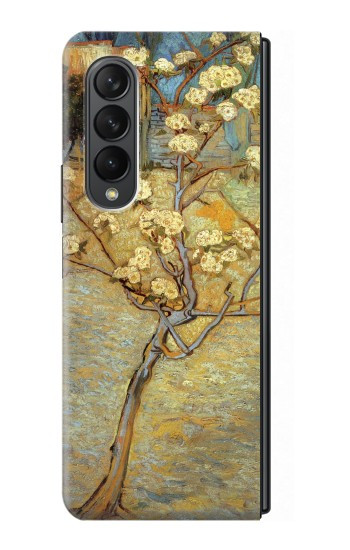 S1978 Van Gogh Lettre poire Etui Coque Housse pour Samsung Galaxy Z Fold 3 5G