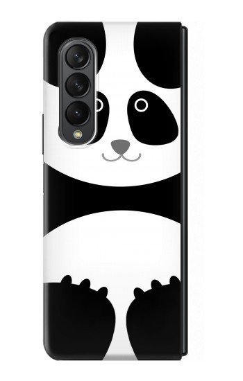 S2085 Panda minimaliste Etui Coque Housse pour Samsung Galaxy Z Fold 3 5G