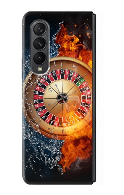 S2289 Roulette Casino Pari Etui Coque Housse pour Samsung Galaxy Z Fold 3 5G