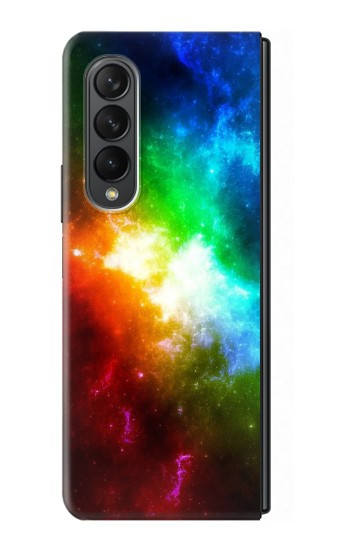 S2312 Arc en ciel coloré espace Galaxie Etui Coque Housse pour Samsung Galaxy Z Fold 3 5G