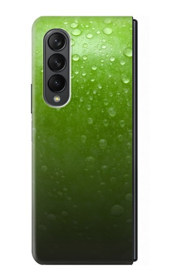S2475 Seamless Texture verte pomme Etui Coque Housse pour Samsung Galaxy Z Fold 3 5G