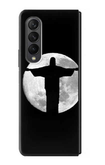 S2511 Jésus-Christ Statue Rio de Janeiro Etui Coque Housse pour Samsung Galaxy Z Fold 3 5G
