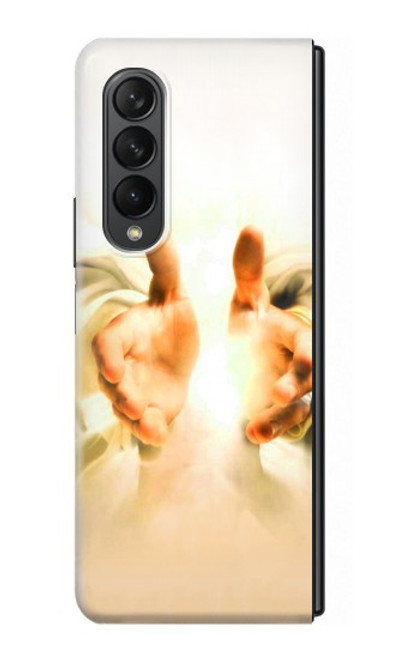S2546 Main de Dieu Ciel Etui Coque Housse pour Samsung Galaxy Z Fold 3 5G