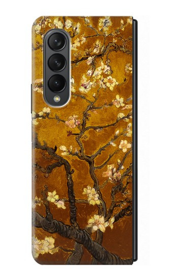 S2663 Fleur jaune Amandier Van Gogh Etui Coque Housse pour Samsung Galaxy Z Fold 3 5G