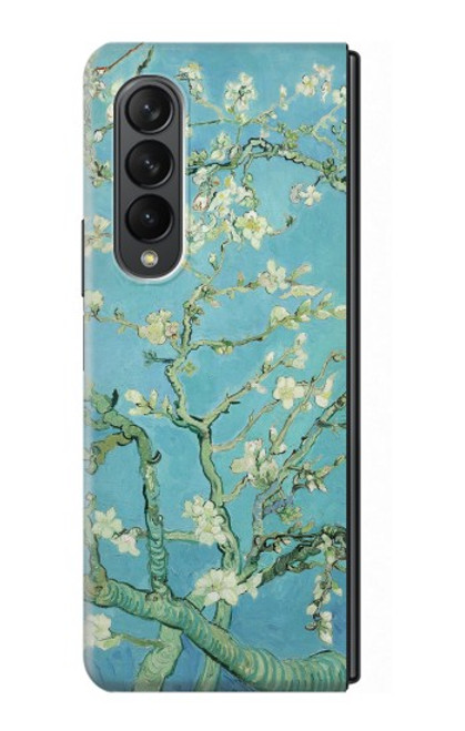 S2692 Vincent Van Gogh Amandier en fleurs Etui Coque Housse pour Samsung Galaxy Z Fold 3 5G