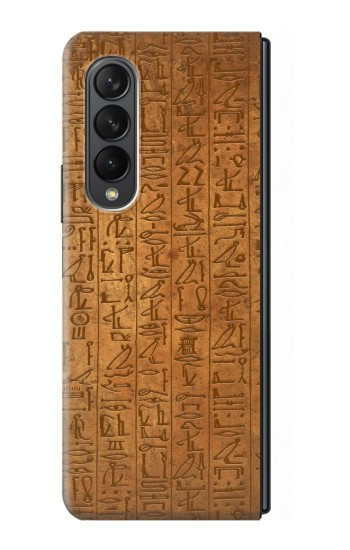 S2805 Égyptien Papyrus d'Ani Etui Coque Housse pour Samsung Galaxy Z Fold 3 5G