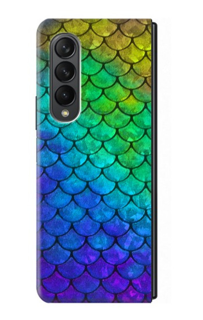 S2930 Sirène écailles de poisson Etui Coque Housse pour Samsung Galaxy Z Fold 3 5G