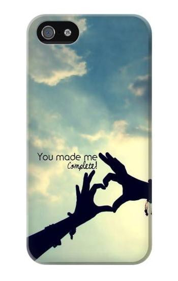 S2640 You Made Me Complete Love Etui Coque Housse pour iPhone 5 5S SE