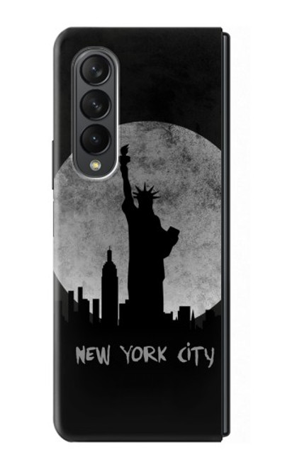 S3097 La ville de New York Etui Coque Housse pour Samsung Galaxy Z Fold 3 5G