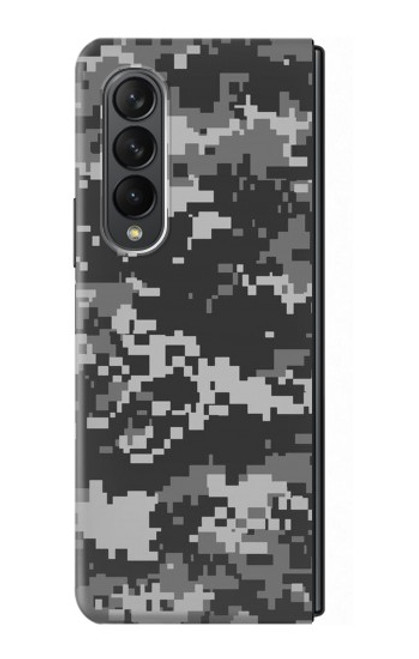 S3293 Urban Noir Camo Camouflage Etui Coque Housse pour Samsung Galaxy Z Fold 3 5G