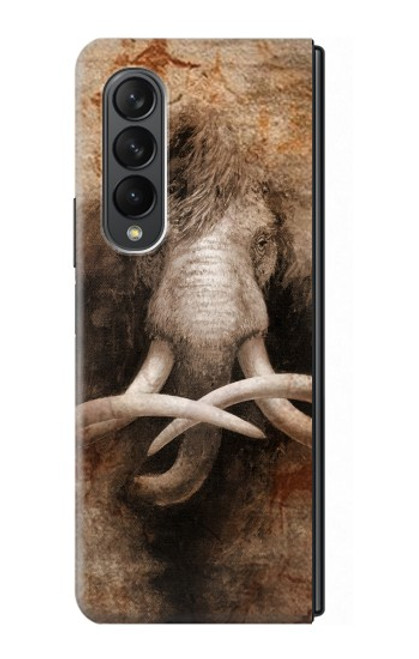 S3427 Mammoth Ancient Art la Grotte Etui Coque Housse pour Samsung Galaxy Z Fold 3 5G